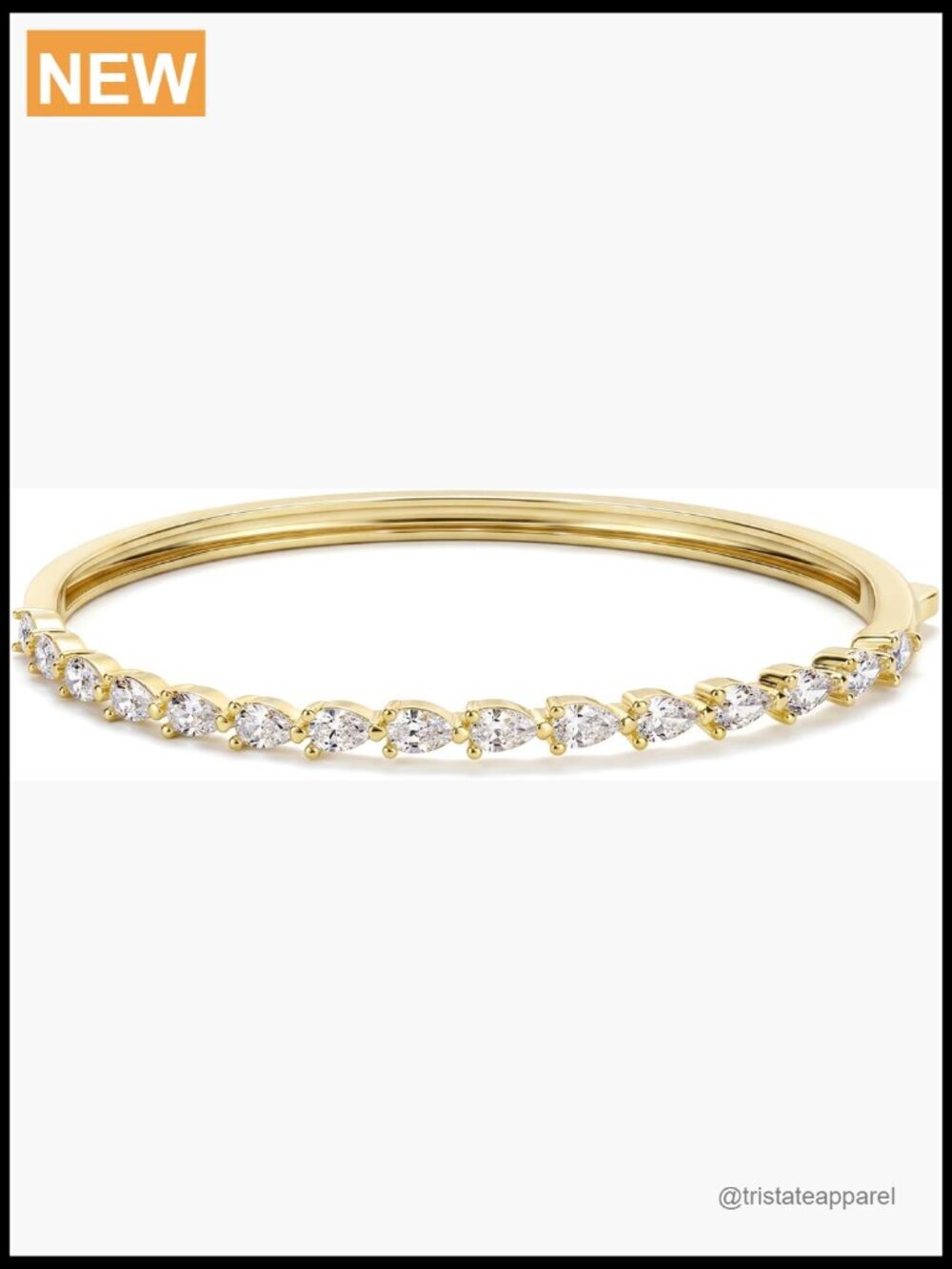 14k Gold Filled Chunky Hinged Bangle Bracelet Non Tarnish Jewelry Women
